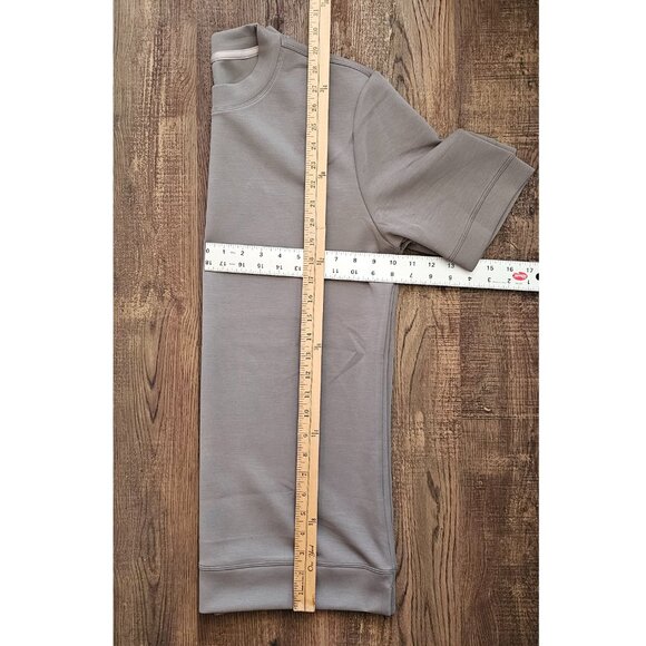 NWOT Fioboc Crew Neck Short Sleeve Tee T-Shirt, L, Light Grey - Picture 3 of 8